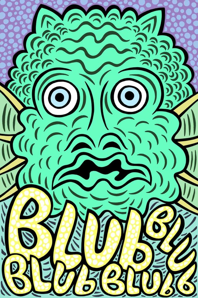 Blub. stock illustration