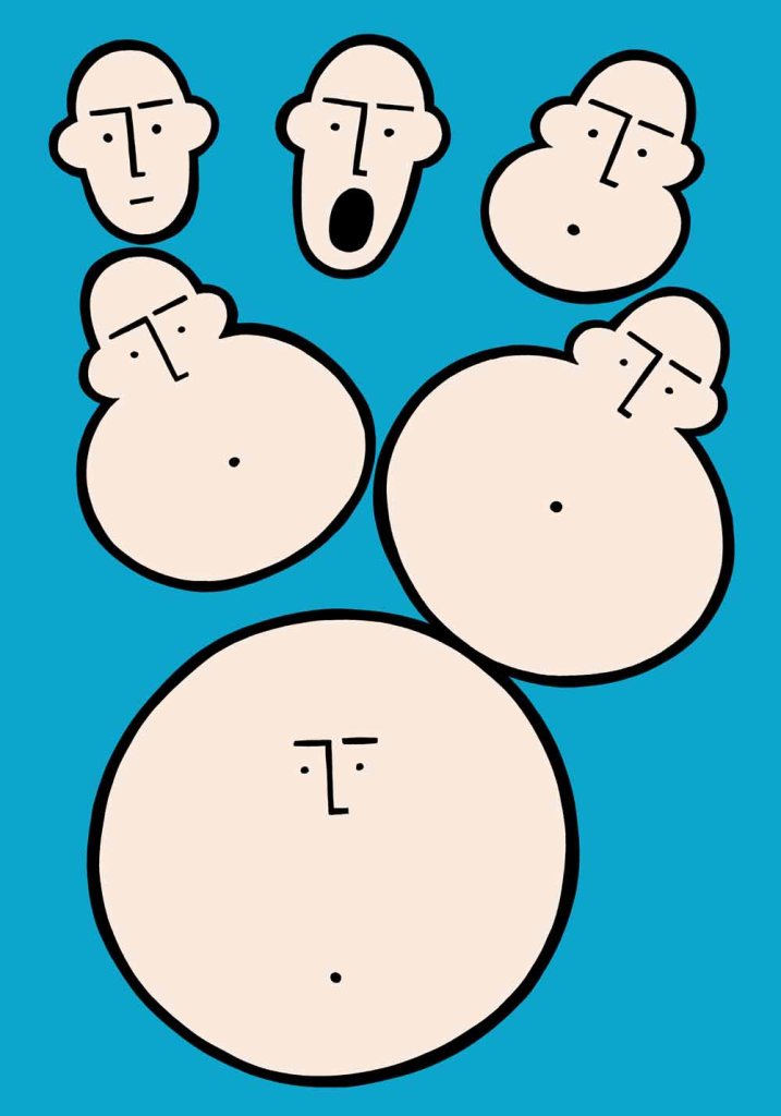 Now breath. stock illustration