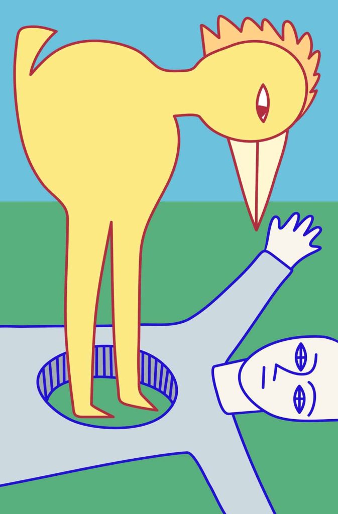 The life of some birds stock illustration