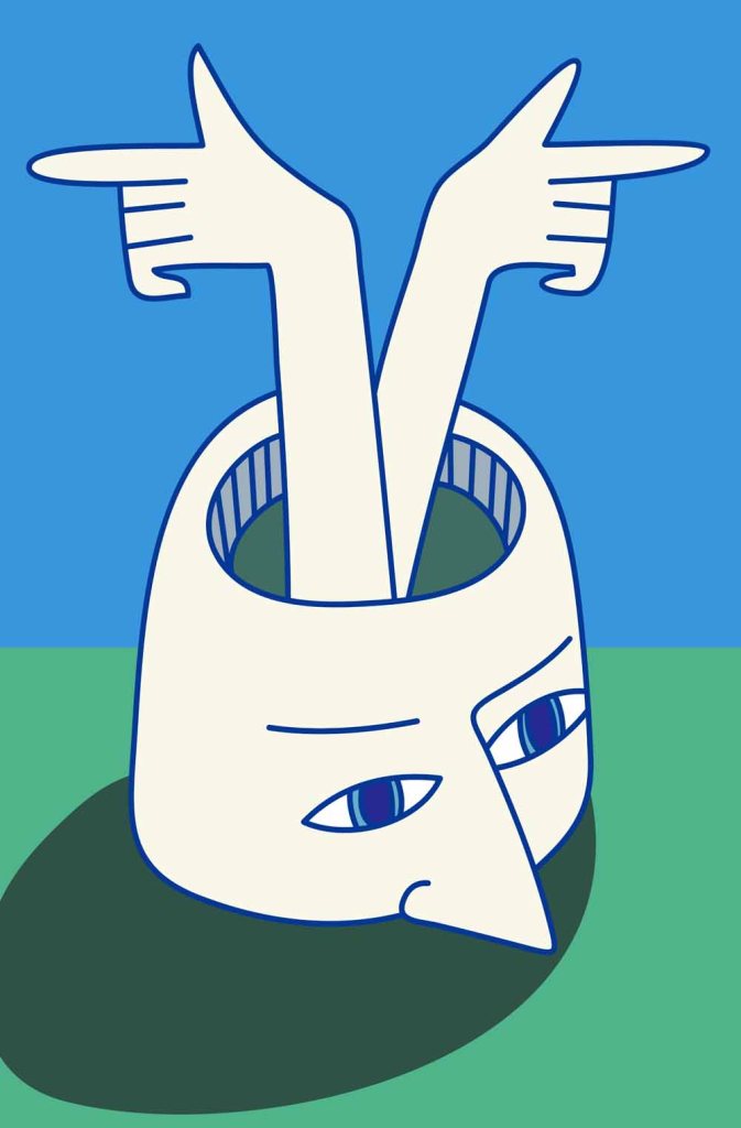 This way. That way stock illustration