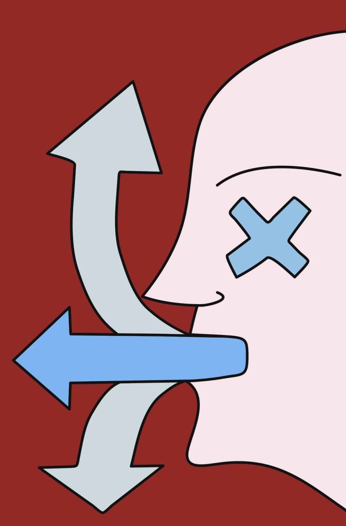 Possible directions stock illustration