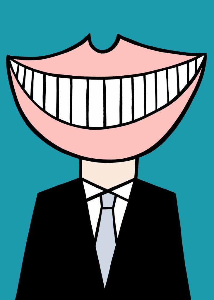 Smile. stock illustration