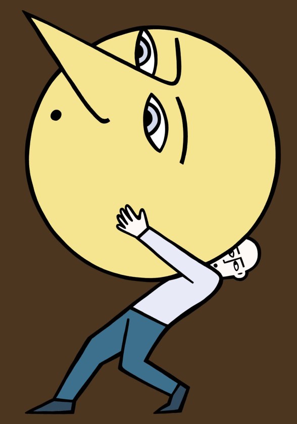 I will carry you illustration