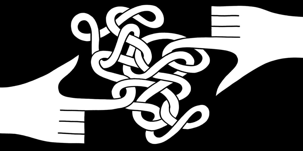 together forever stock illustration