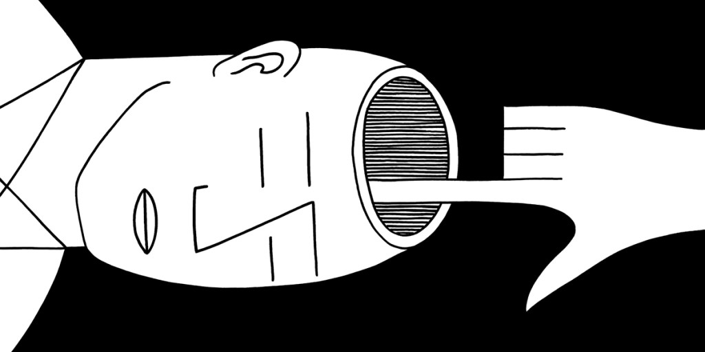 something inside stock illustration