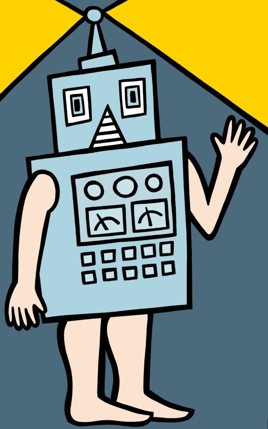 me robot. stock illustration