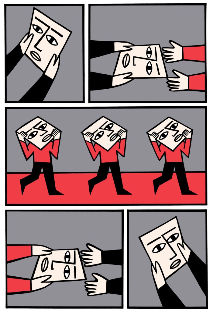 Delivery man. stock illustration