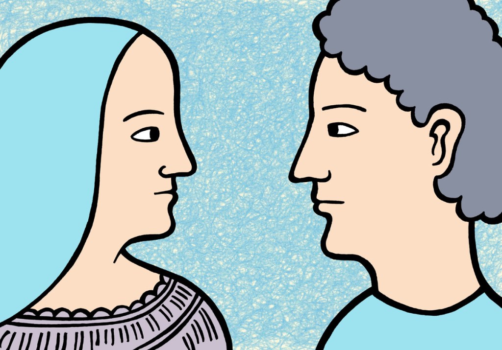 Me and you illustration